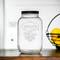 Hello Honey® 1gal Glass Jar with Black Metal Lid